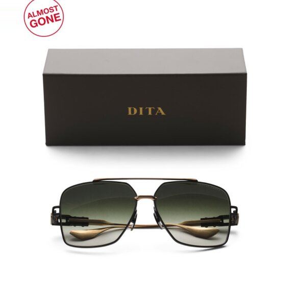 DITA BLACK/GOLD 61mm Grand Emperik Sunglasses
